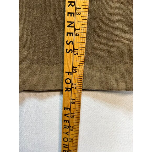 Banana Republic Women's Corduroy Pencil Skirt Button Accent Pockets Size 6 Brown - Picture 8 of 11